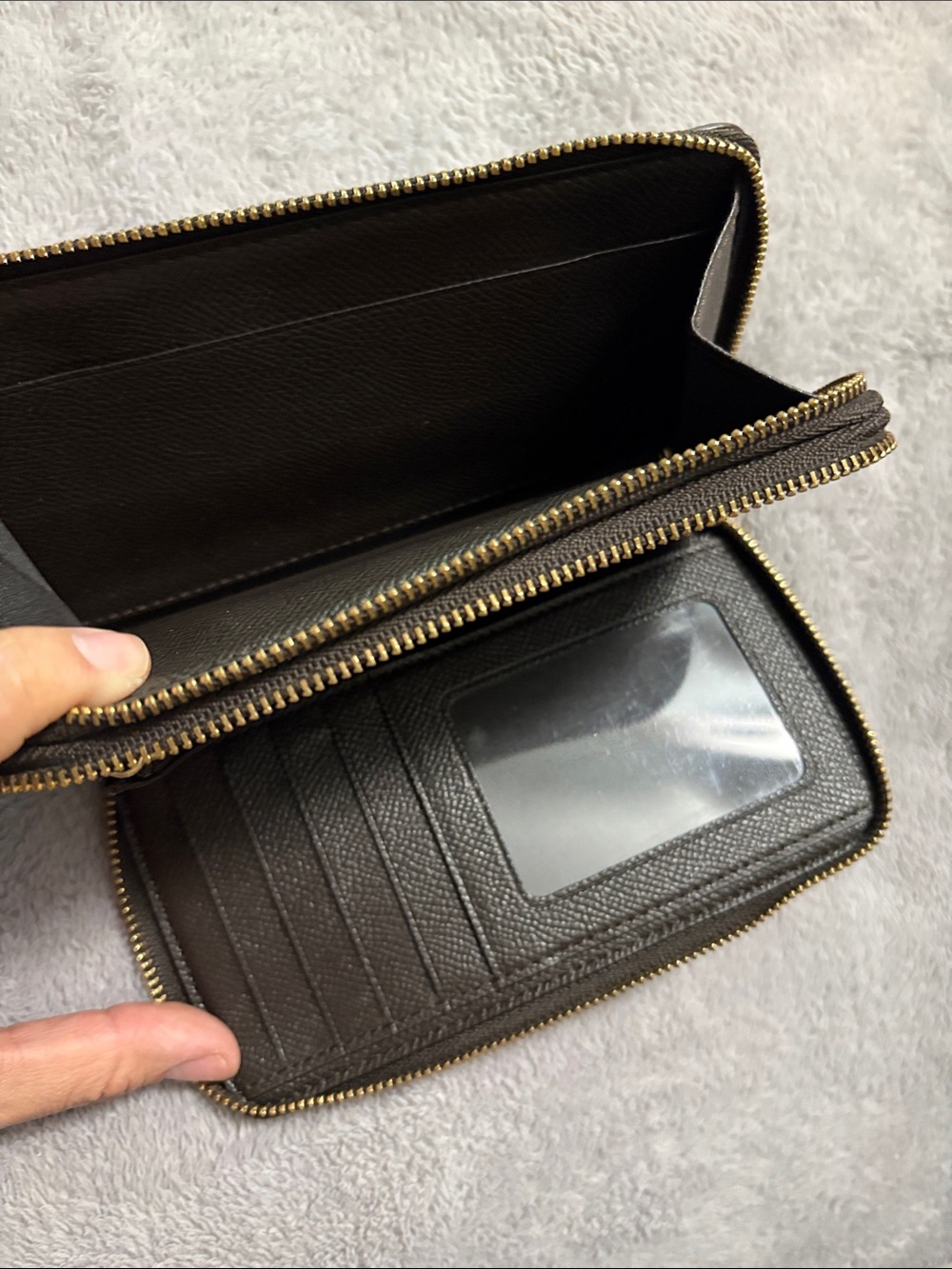 Coach Metallic Gold Wristlet Clutch - Picture 3 of 3